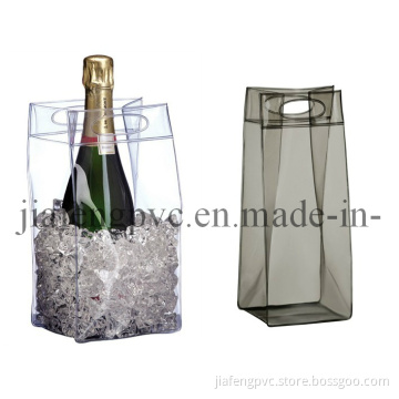 Ice Bag with Die Cut Handle (PVC Cooler Bag) (JFM-031)